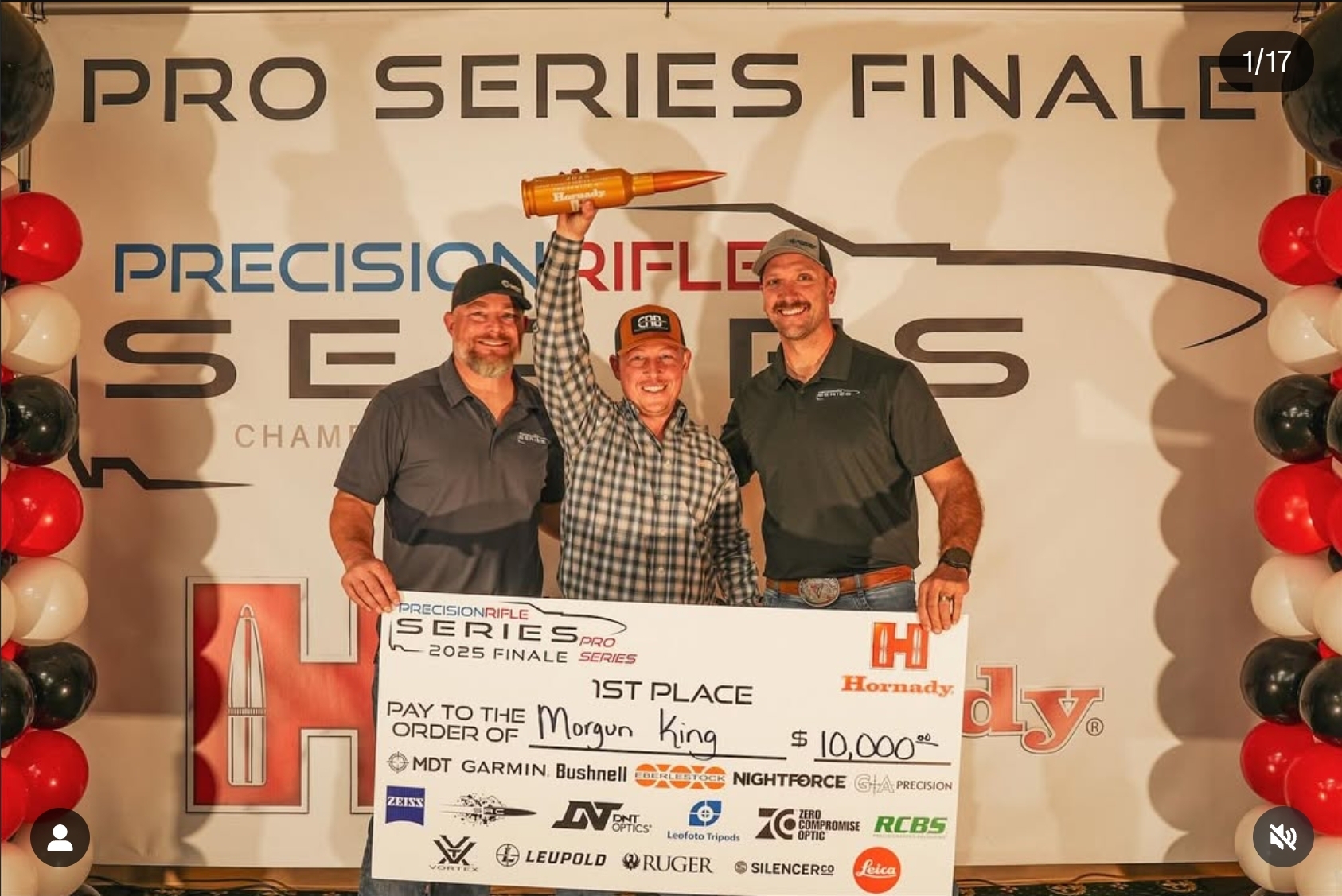 Morgun King Wins 2025 PRS Golden Bullet With Eagle Eye 6.5 Creedmoor Ammo